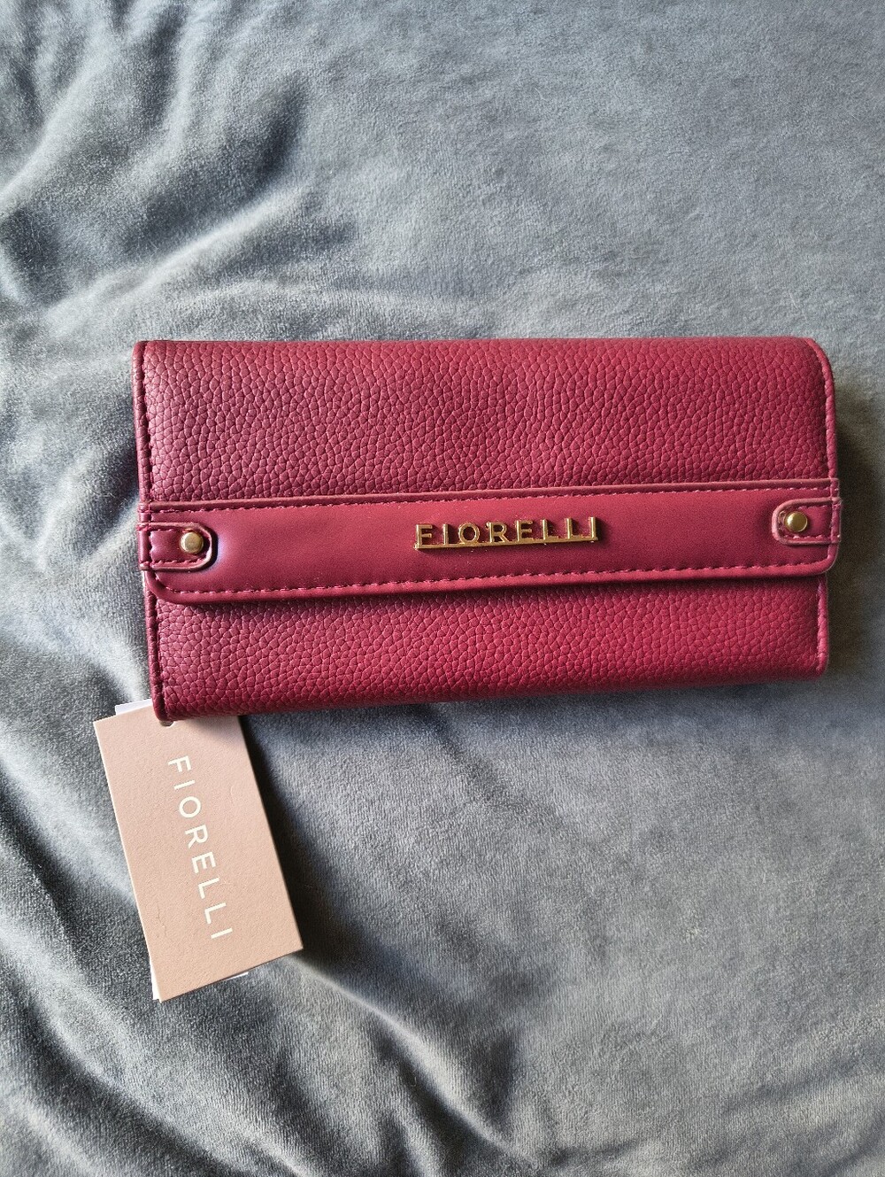 Fiorelli Women's Diana Double Sided Clutch Wallet, Syrah Red